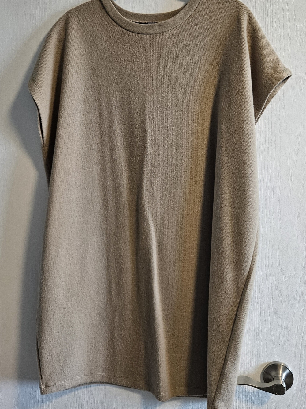 ASOS Sleeveless Knit Dress — Taupe Neutral